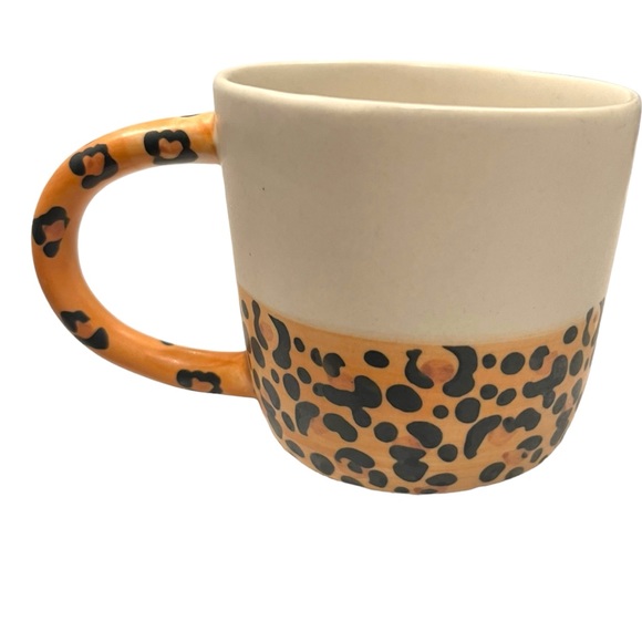 Anthropologie Fotini Tikkou Visage Mug Face Hand Painted Stoneware Mug - Picture 3 of 9